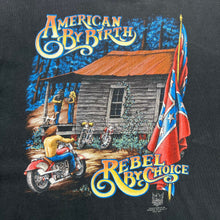 Load image into Gallery viewer, Vintage 1993 3D Emblem American By Birth Rebel By Choice Tee
