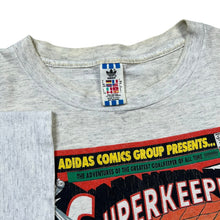 Load image into Gallery viewer, Vintage Adidas Comics Group Superkeeper &amp; The Hattricker Soccer Tee
