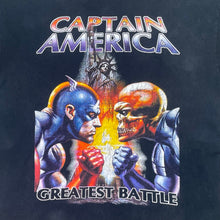 Load image into Gallery viewer, Vintage 2000s Bootleg Marvel Captain America Greatest Battle Tee
