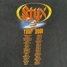 Load image into Gallery viewer, Vintage 2001 Styx Space Wizard Tour Tee
