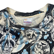 Load image into Gallery viewer, Vintage Skull Bubble AOP Tee
