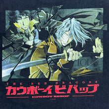 Load image into Gallery viewer, Vintage Cowboy Bebop The Red Dragons Anime TV Show Promo Tee
