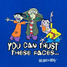 Load image into Gallery viewer, Vintage 2001 Cartoon Network Ed Edd N Eddy You Can’t Trust These Faces TV Show Promo Tee
