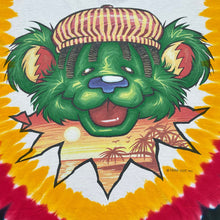 Load image into Gallery viewer, Vintage 1999 Liquid Blue Grateful Dead Rasta Bear Tie Dye Band Tee
