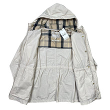 Load image into Gallery viewer, NWT Women’s Barbour Macy Showerproof Hooded French Oak Jacket
