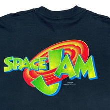 Load image into Gallery viewer, Vintage 1996 Space Jam Tune Squad Monstars Big Print Movie Promo Long Sleeve Tee
