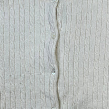 Load image into Gallery viewer, Women’s Lauren Ralph Lauren Merino Wool Rabbit Cashmere Blend Cable Knit Cardigan Sweater
