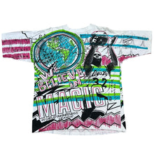 Load image into Gallery viewer, Vintage Magic Johnson We Believe World Safety Basketball AOP Tee
