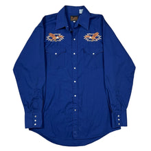 Load image into Gallery viewer, Vintage Plains Western Wear Eagle Button Up Long Sleeve Shirt
