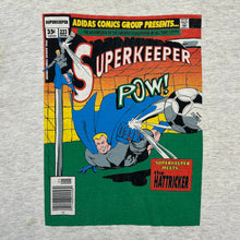 Load image into Gallery viewer, Vintage Adidas Comics Group Superkeeper &amp; The Hattricker Soccer Tee
