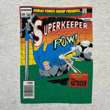 Load image into Gallery viewer, Vintage Adidas Comics Group Superkeeper &amp; The Hattricker Soccer Tee
