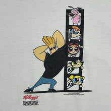 Load image into Gallery viewer, Vintage 2001 Kellogg’s Cartoon Network TV Show Promo Tee
