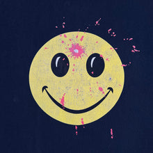 Load image into Gallery viewer, Vintage Smiley Face Headshot Double Sided Graphic Tee
