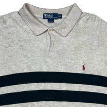 Load image into Gallery viewer, Polo Ralph Lauren Thermal Striped Long Sleeve Rugby Style Shirt
