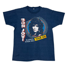 Load image into Gallery viewer, Vintage 1987 Bon Jovi Slippery When Wet Band Tour Tee
