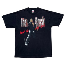 Load image into Gallery viewer, Vintage 1999 WWF The Rock Layin The Smackdown Wrestling Tee
