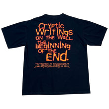 Load image into Gallery viewer, Vintage 1997 Chaos Comics Megadeth Cryptic Writings Band Tee
