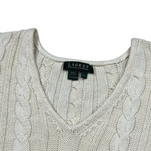 Load image into Gallery viewer, Women’s Lauren Ralph Lauren Cable Knit V-Neck Sweater
