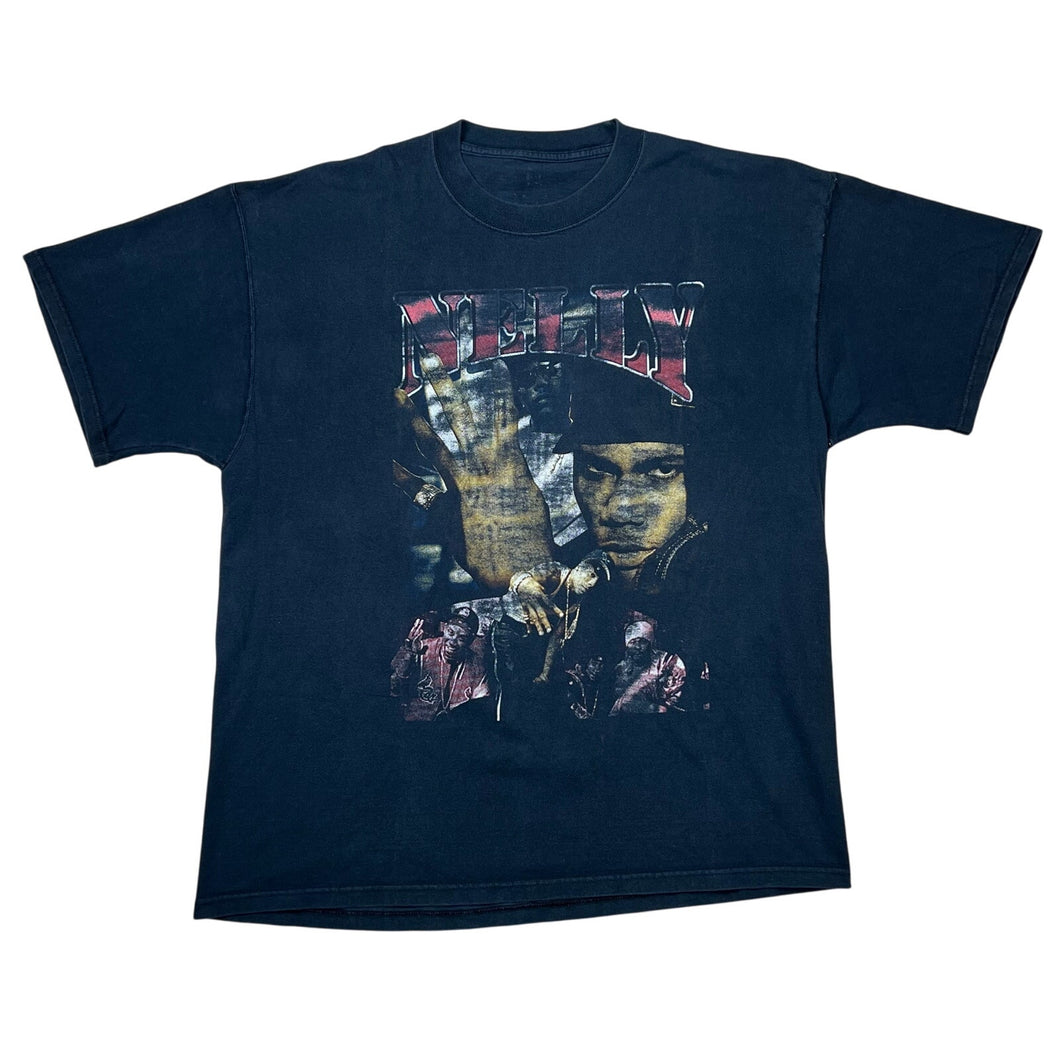 Vintage Nelly Ride Wit Me Parking Lot Bootleg Rap Tee