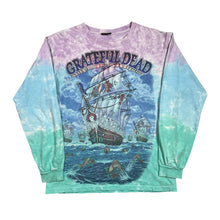 Load image into Gallery viewer, Vintage 2001 Liquid Blue Grateful Dead Ship Of Fools Long Sleeve Tie Dye Tee
