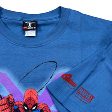 Load image into Gallery viewer, NWOT Vintage 2004 Graphitti Marvel Spider-Man Swinging Spider Tee
