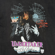Load image into Gallery viewer, Vintage 1994 WWF Undertaker Spiderwebs Glove Spell Out Tee
