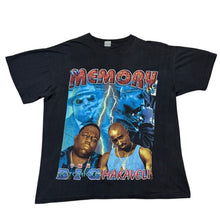 Load image into Gallery viewer, Vintage Notorious B.I.G. Tupac Stop The Violence Memorial Parking Lot Bootleg Rap Tee
