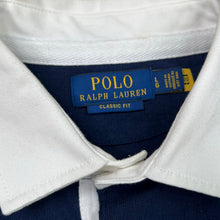 Load image into Gallery viewer, Polo Ralph Lauren Striped Spell Out Long Sleeve Rugby Shirt
