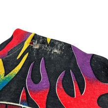 Load image into Gallery viewer, Vintage Harley Davidson Alamo City Rainbow Flames AOP Tee
