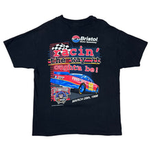 Load image into Gallery viewer, Vintage 1998 Bristol Speedway Food City 500 NASCAR Tee
