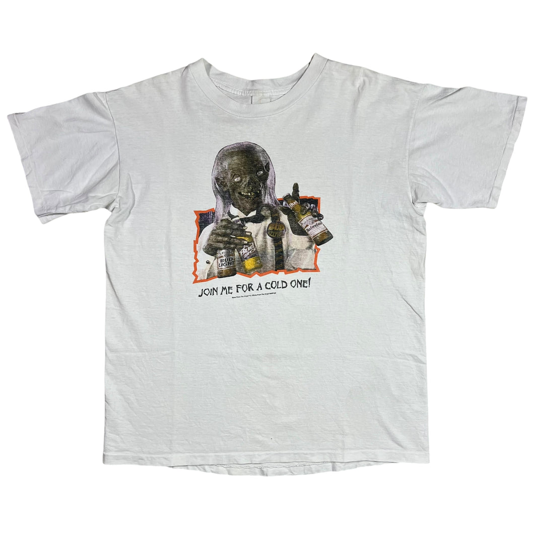 Vintage Tales From The Crypt Budweiser Beer TV Show Promo Tee