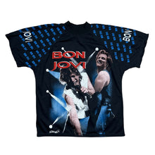 Load image into Gallery viewer, NWOT Vintage Bon Jovi Euro Bootleg AOP Band Tee
