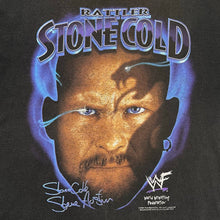 Load image into Gallery viewer, Vintage 1998 WWF Stone Cold Steve Austin Rattler Big Face Wrestling Tee
