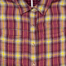Load image into Gallery viewer, Free People Plaid Button Up Shirt
