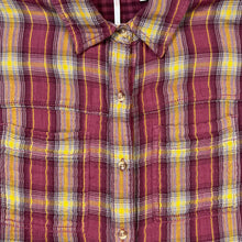 Load image into Gallery viewer, Free People Plaid Button Up Shirt
