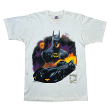 Load image into Gallery viewer, Vintage 1989 Batman Michael Keaton Batmobile Movie Promo Tee

