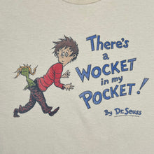 Load image into Gallery viewer, Vintage 2001 Dr. Seuss There’s A Wocket In My Pocket Book Promo Tee
