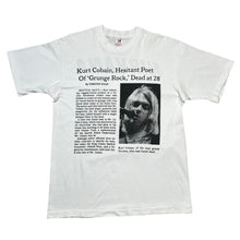 Load image into Gallery viewer, Vintage Nirvana Kurt Cobain Memorial Misprint Band Tee
