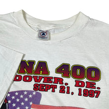 Load image into Gallery viewer, Vintage 1997 MBNA 400 Everything Else Is Just A Game NASCAR Tee
