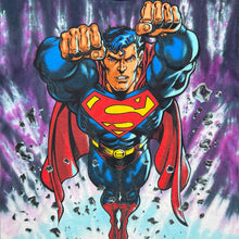 Load image into Gallery viewer, Vintage 1997 DC Comics Superman Tie Dye Tee

