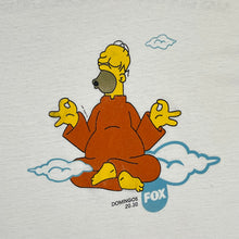 Load image into Gallery viewer, Vintage MundoFox The Simpsons Homer Monk Meditation Spanish TV Show Promo Tee
