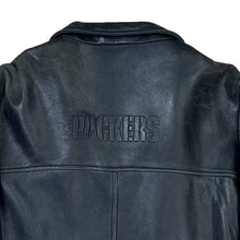 Load image into Gallery viewer, Vintage Reebok Green Bay Packers Genuine Leather Zip Up Jacket
