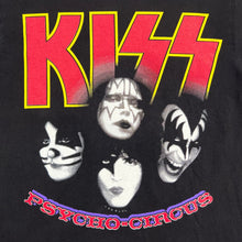 Load image into Gallery viewer, Vintage Kiss Psycho Circus In 3D Band Tour Tee

