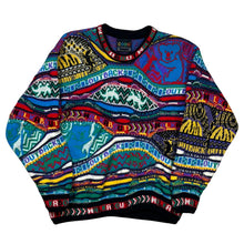 Load image into Gallery viewer, Vintage Coogi Australia Outback Koala Lizard 3D Knit Wool Sweater
