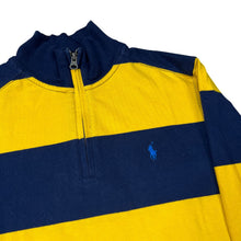 Load image into Gallery viewer, Polo Ralph Lauren Striped Lightweight Quarter Zip Pullover
