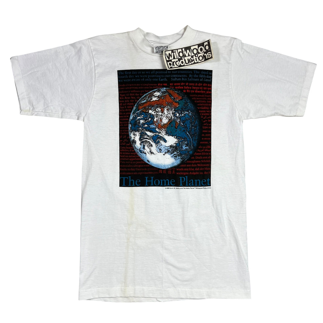 Vintage 1990 Earth The Home Planet Tee