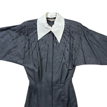 Load image into Gallery viewer, Vintage 1980s Gucci Wool Detachable Collar Dress
