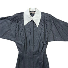 Load image into Gallery viewer, Vintage 1980s Gucci Wool Detachable Collar Dress
