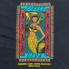 Load image into Gallery viewer, Vintage Coffee Diva Morning Light Coffee Roasters Great Falls Tee
