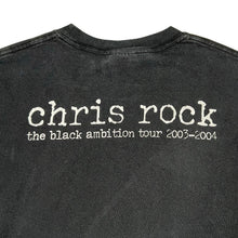 Load image into Gallery viewer, Vintage 2004 Chris Rock The Black Ambition Tour Stand Up Comedy Tee

